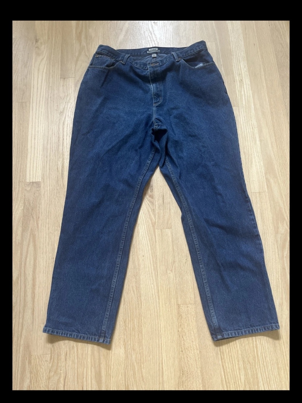 L.L. Bean Original Fit Relaxed Jeans 20MT Medium Tall Blur High Rise Vintage Mom